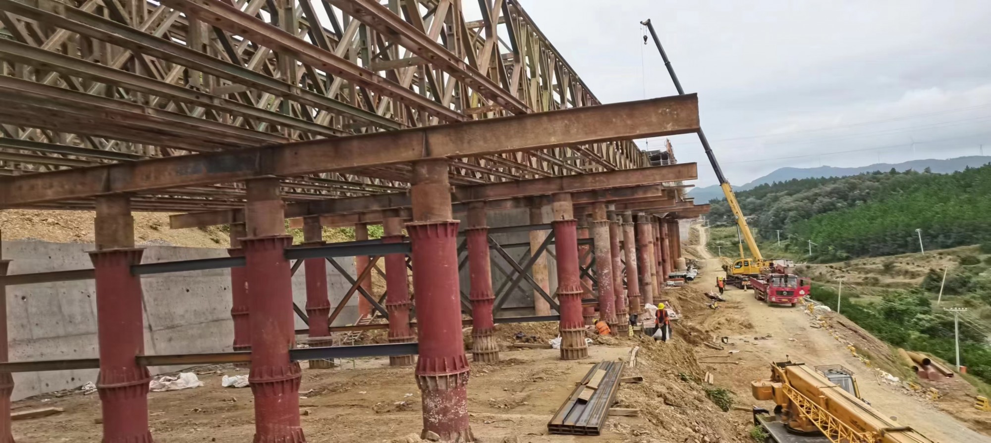 贝雷架租赁价格_贝雷架租赁多少钱一片_贝雷架租赁