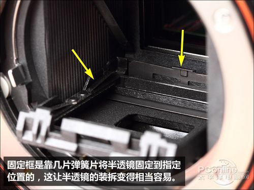 拆开半透镜!索尼半透镜画质影响对比评测