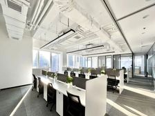 诺德中心500平办公室 落地窗大气前台 配套齐全 随时看房