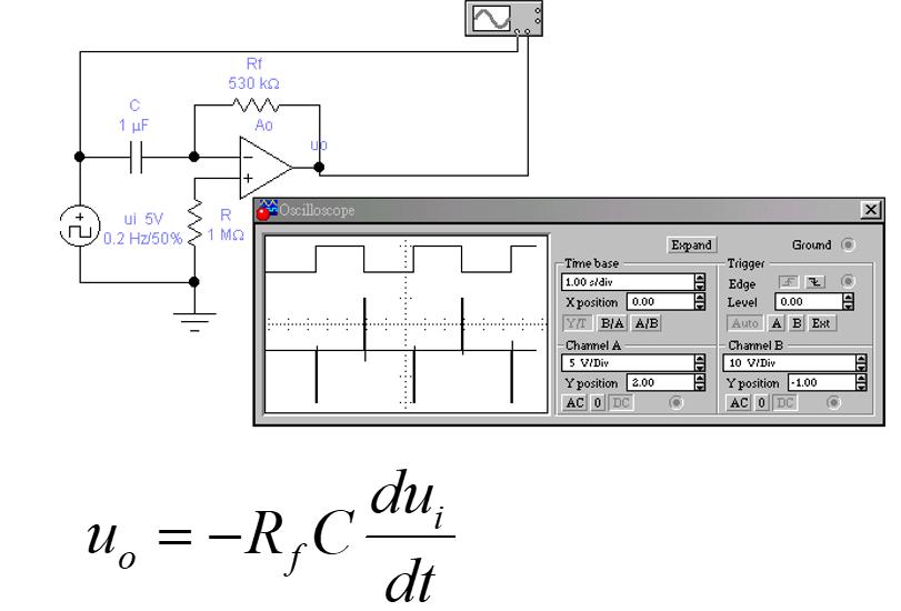 积分电路分析实验报告_积分电路分析_运放积分电路分析