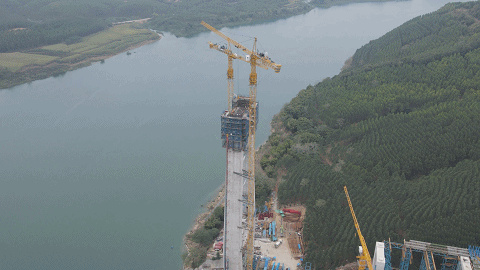 钢管混凝土 拱桥 midas 模型_钢管混凝土拱桥施工动画_钢管混凝土拱桥建模