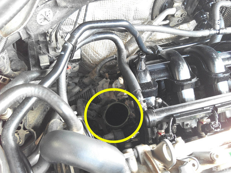 1.6的明锐车主教你怎么清洗您的爱车节气门