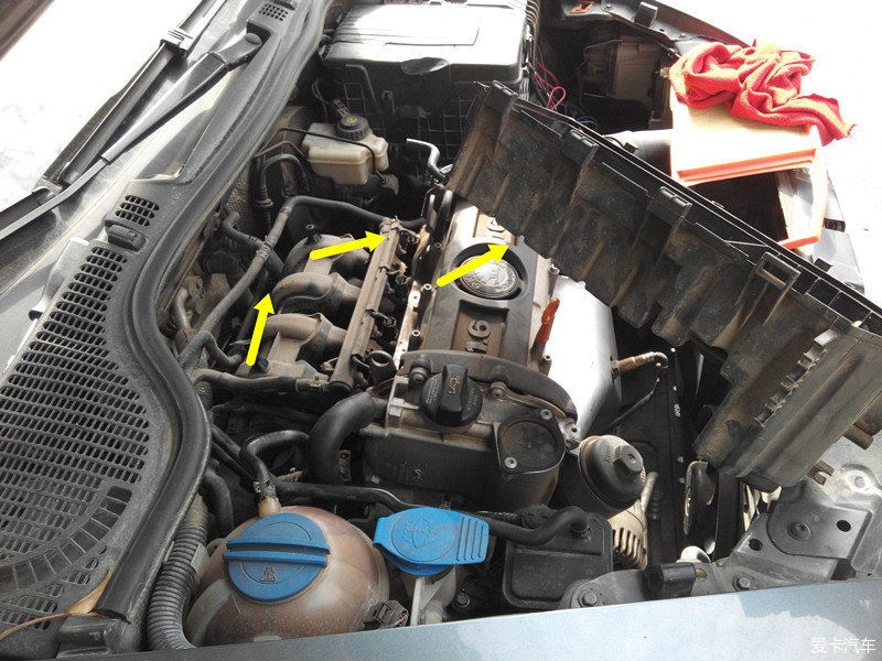 1.6的明锐车主教你怎么清洗您的爱车节气门