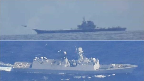 双航母西太远海训练，辽宁舰单日起降90架次