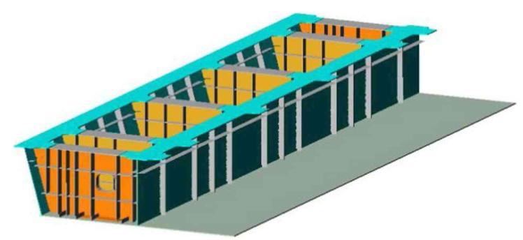 _箱梁横隔板图片_ 钢箱梁施工工艺流程 