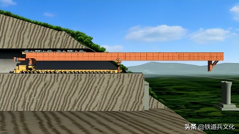 _箱形梁图片_ 多片式梁拼组造桥机 发明专利 