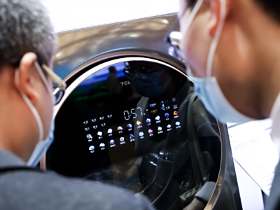 AWE 2023展会，TCL在冰洗领域大放异彩，展示了深冷速冻技术与全域免污技术的创新成果。