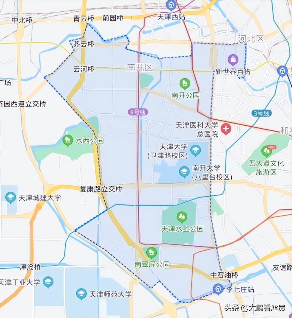 天津南开区学区划分_南开区教育资源分布_南开区6片规划是哪里
