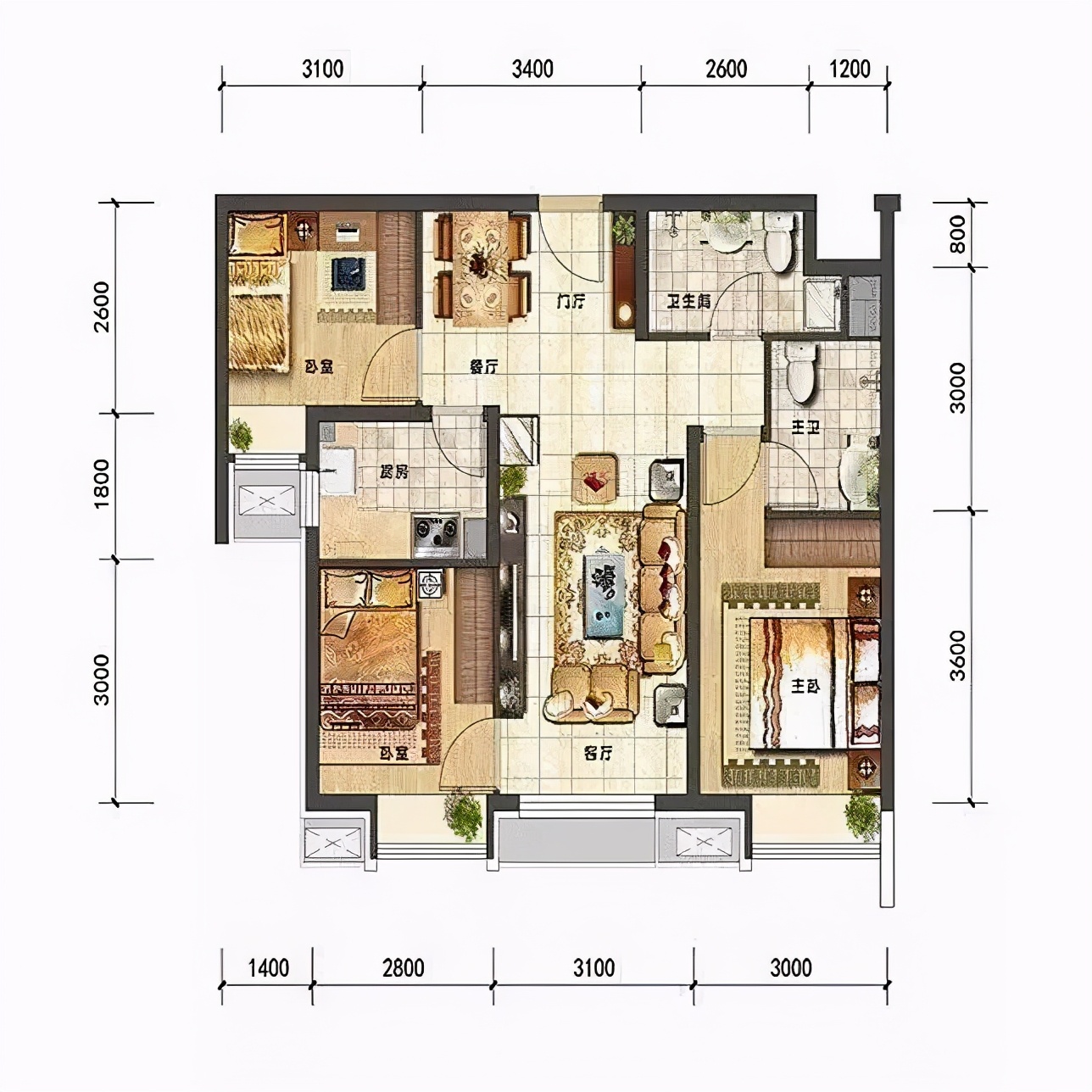 丰台总部基地五区_白盆窑限竞房三兄弟比较_丰台中铁诺德逸府户型分析
