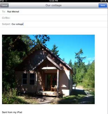 通过电子邮件发送照片