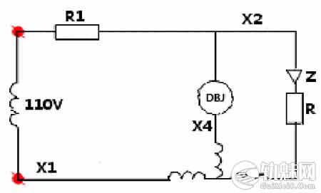 五线制道岔控制电路_X1线X2线X3线X4线X5线电压分析_道岔五线制动作电路