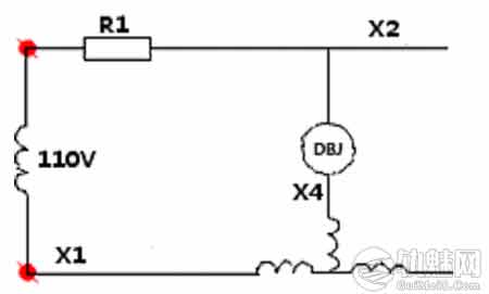五线制道岔控制电路_X1线X2线X3线X4线X5线电压分析_道岔五线制动作电路