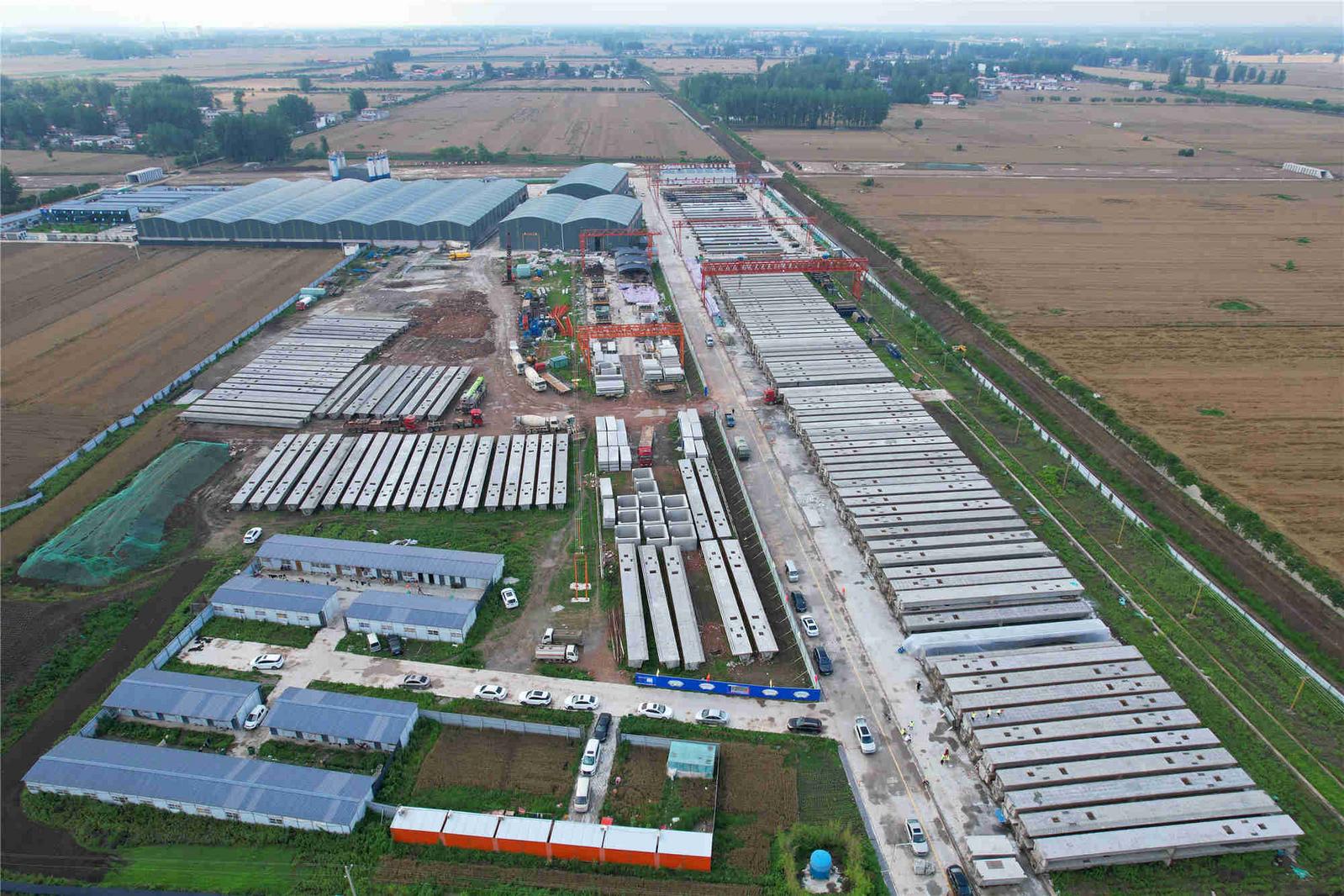 现浇箱梁支架施工_刘楼枢纽互通桥梁湿接缝浇筑_沈遂高速现浇箱梁施工